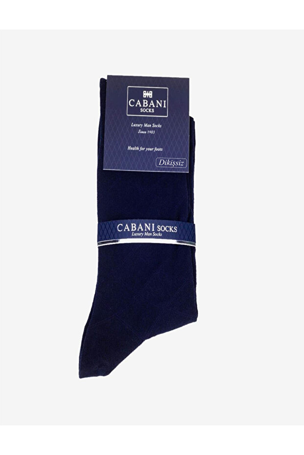 Erkek Merserize Lacivert Çorap - 3