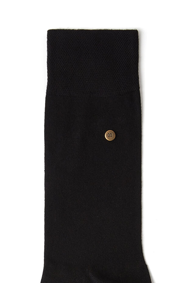 Siyah Erkek Bambu Çorap - 2