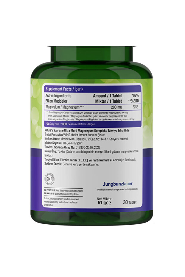 Multi Magnesium Complex 30 Tablet - 3