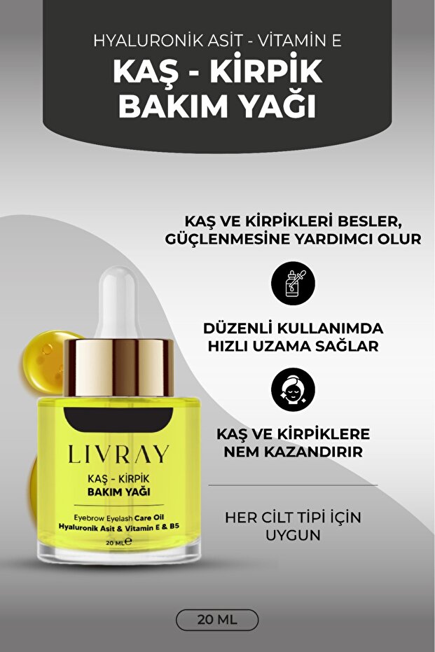 Kaş Kirpik Bakım Yağı (20 ML) - 1