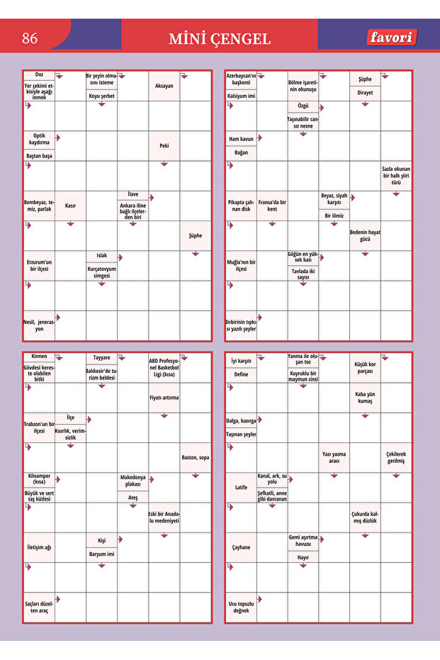 Çengel Bulmaca 001 - 6