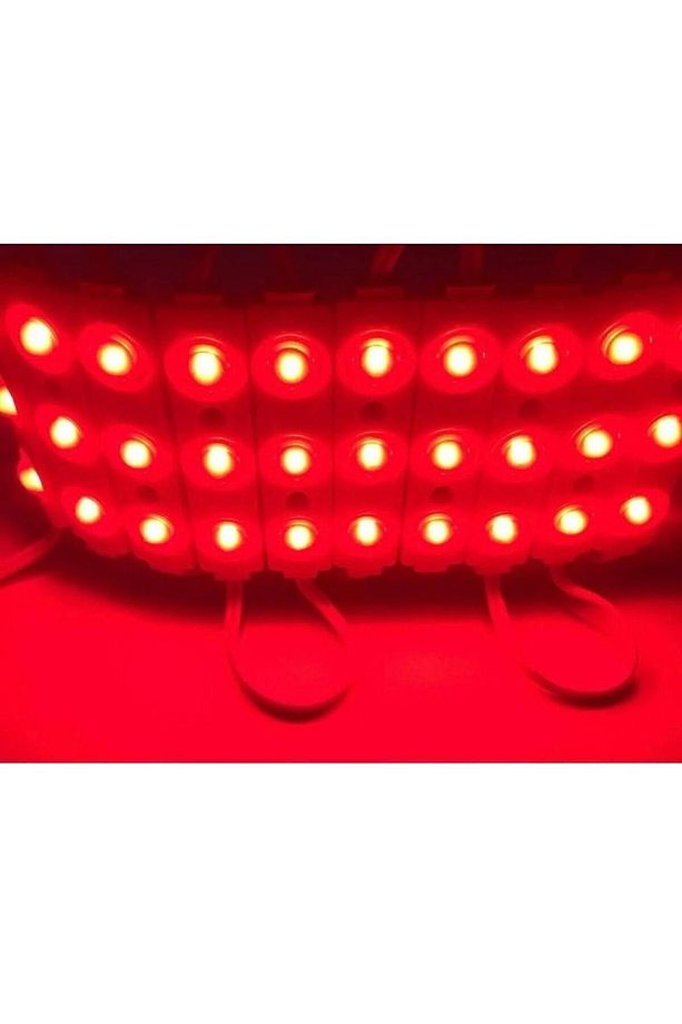 10 Adet 1.8 Watt 3 Ledli Parmak Led Modül Mercekli Beyaz,Gün ışığı,amber (sarı),kırmızı 12v - 5