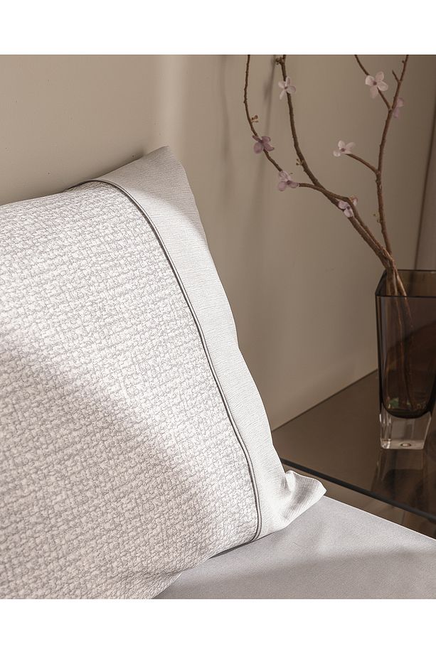 Orpen Tek Kişilik %100 Pamuk Coco Crep Baskılı Nevresim Takımı - Gri - 6