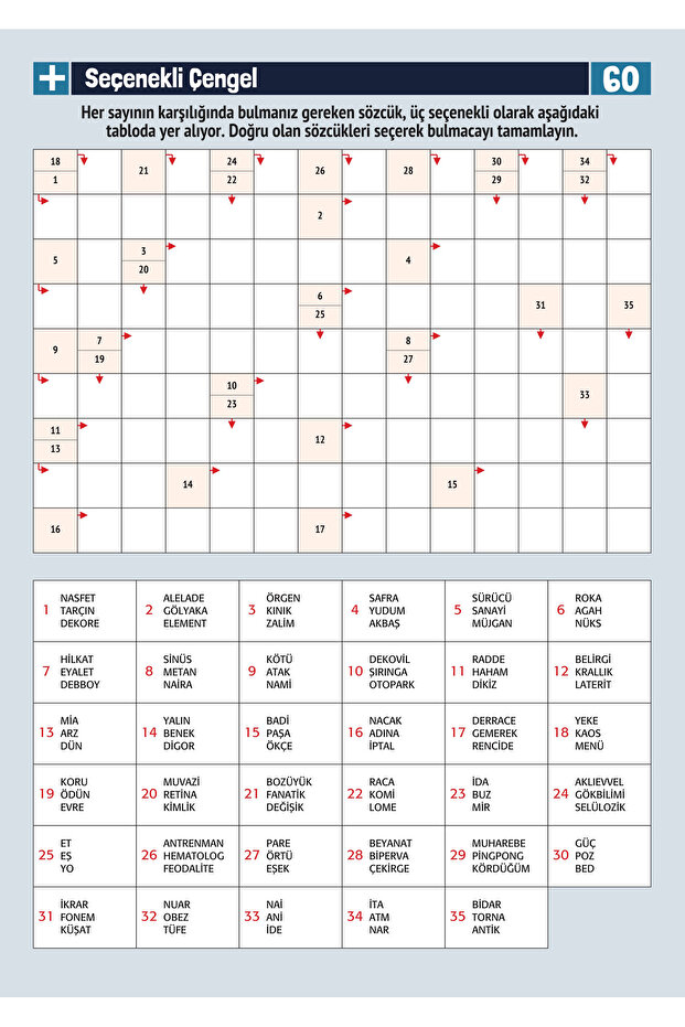 Çengel Bulmaca 001 - 5