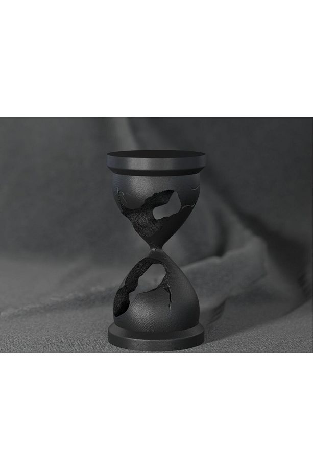 Kırık Kum Saati - Modern Minimalist Biblo - 1