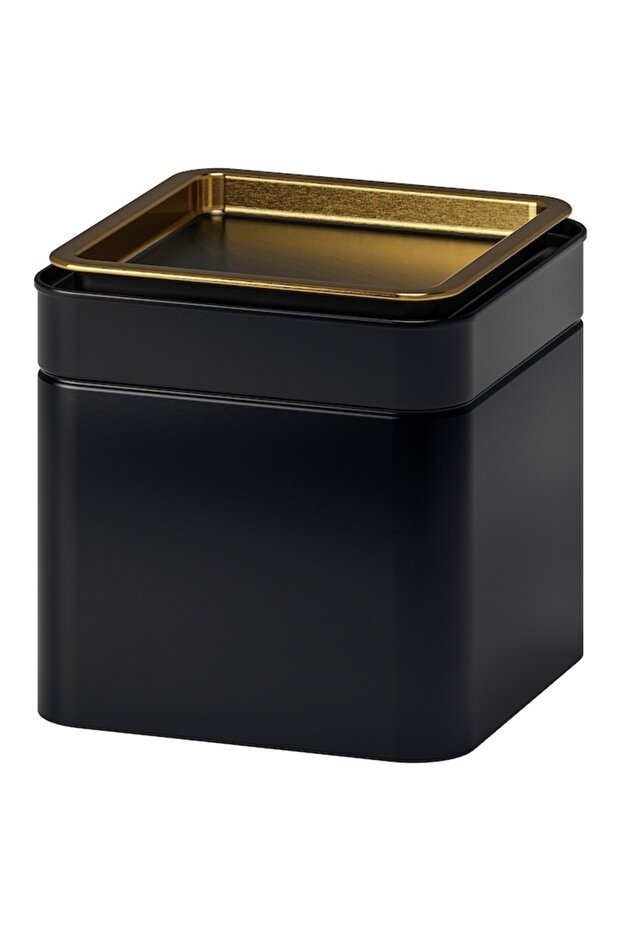 BLOMNING Coffee/Tea Tin Airtight Storage, Durable Metal, 10x10x10 cm