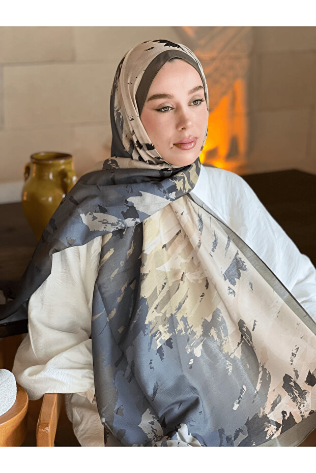 شال لينا بنمط المحيط - 2