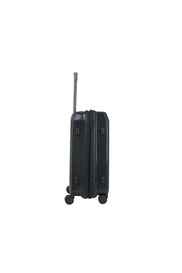 Logic 73cm 4 Double Wheel Expandable Check-in Luggage Trolley Black