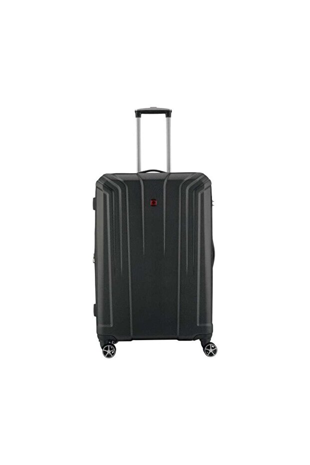 Destination Large Hardside Expandable 77cm Check-In Luggage Trolley Black
