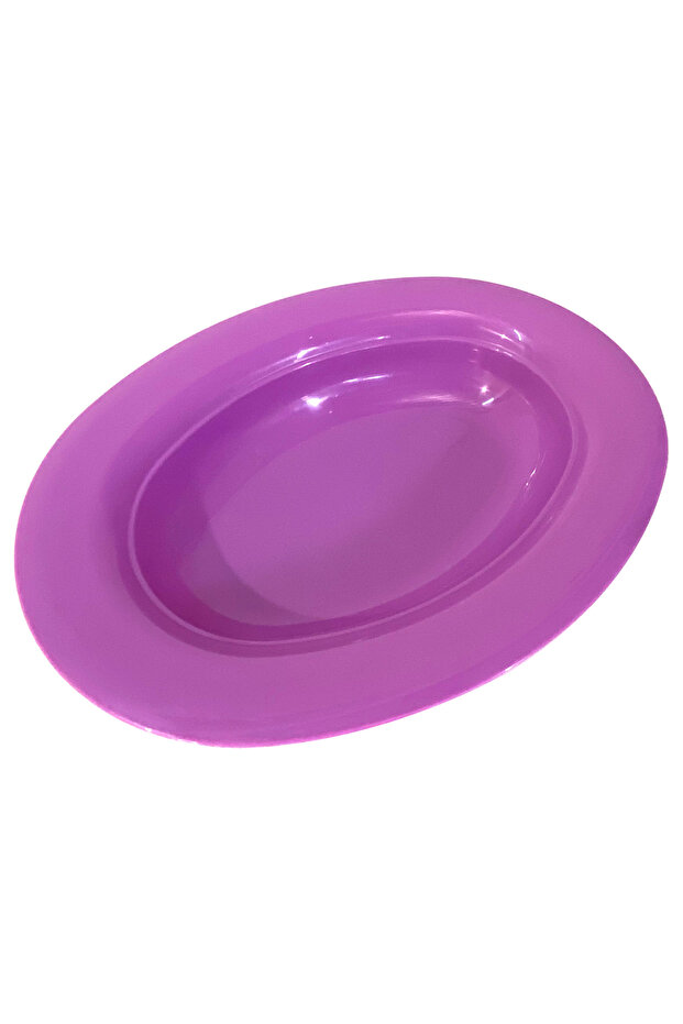 طبق تقديم بلاستيكي أبيض - 2