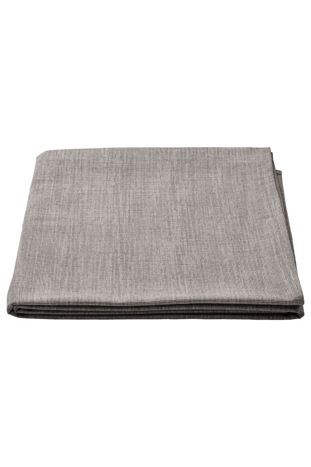 Svartsenap Grey Cotton Tablecloth 145x240 Cm – Yarn-dyed, Washable & Soft For Everyday Dining