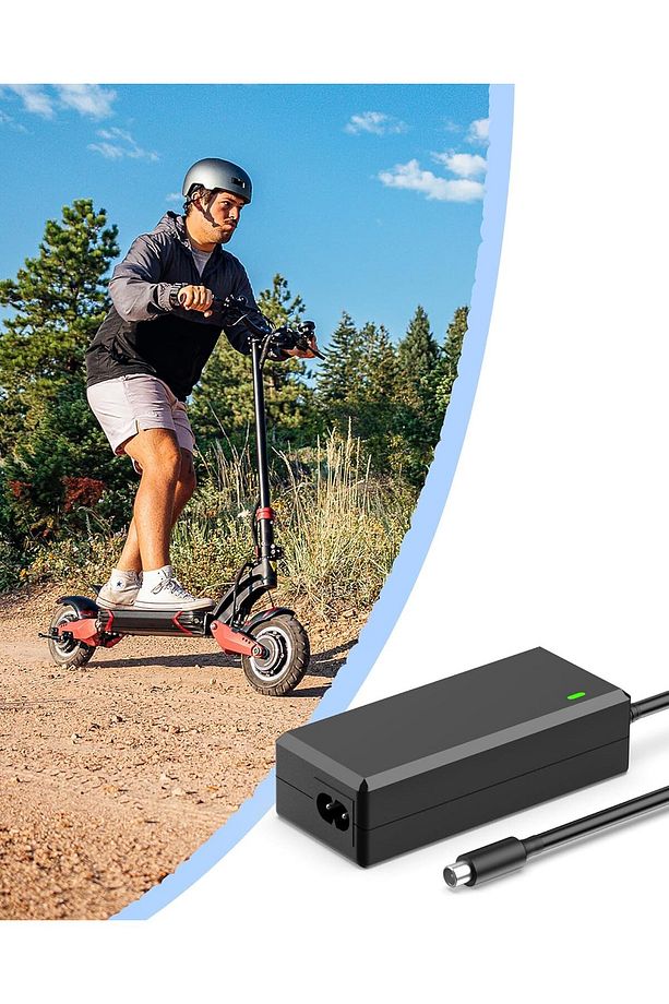 Ninebot ES2 ES4 E22 G30LP T15 F30 F40 F2 D28 D38 Xiaomi M365 Pro Scooter şarj adaptörü 42v 2a - 3