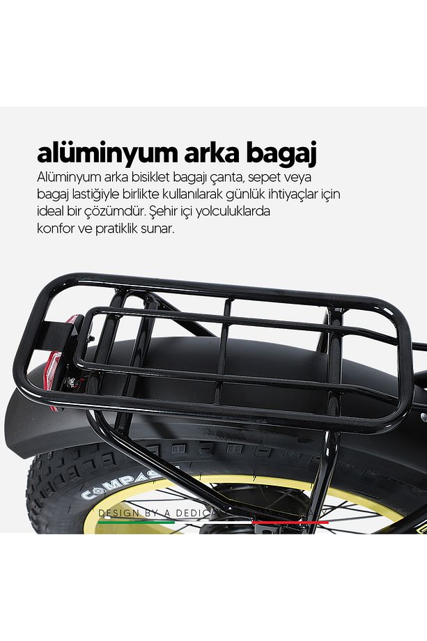 E-Bro 20 Jant Hidrolik Disk Katlanabilir Fat Bike Bisiklet - 9