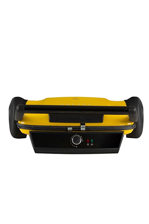 Retro T7000 Sarı 2000 W Tost Makinesi - 1