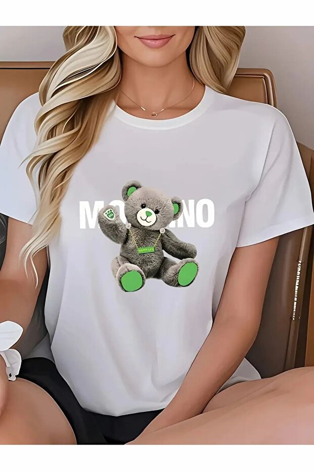 Stylish Spring/Summer Casual T-Shirt for Women - Round Neck, Short Sleeves, Stretchy Polyester Blend