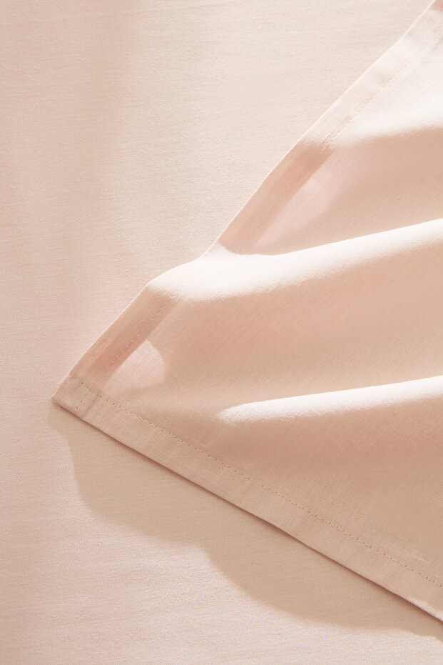 Basic 100% Cotton Single Bed Sheet Set Rose - 3