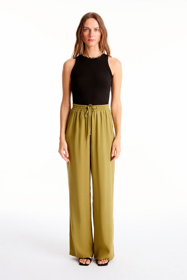 C409 Memories Regular Fit Yüksek Bel Pantolon - 2