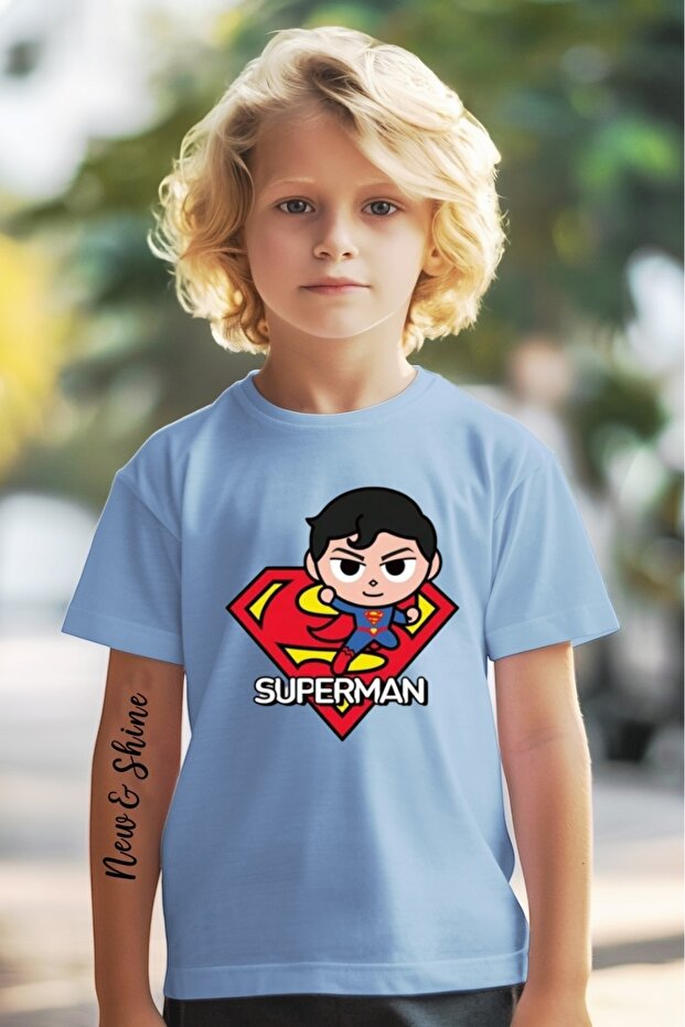 Superman Printed Oversize Kids T-Shirt