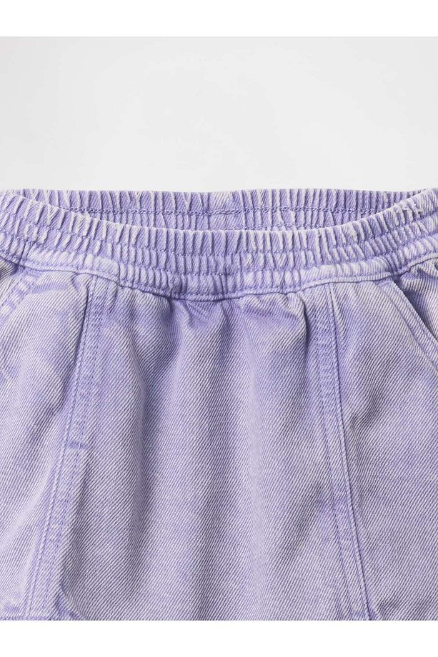 Kız Bebek Lila UltraSoft Denim Şort Etek - 2