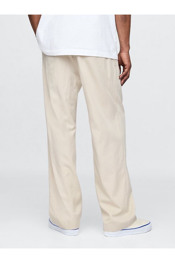 Erkek Bej UltraSoft Pileli Pantolon - 4