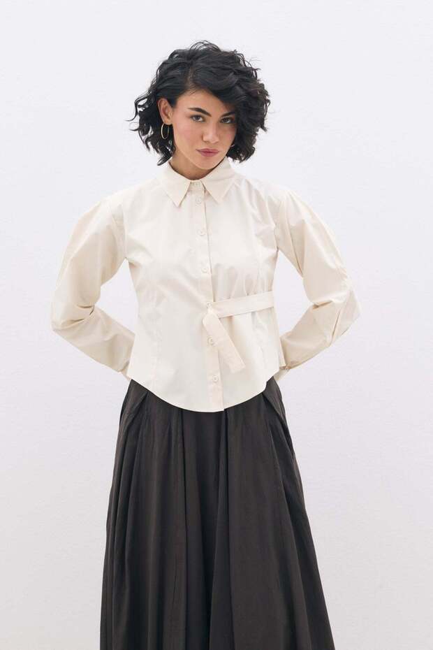 Reset Gömlek Vanilya - 5