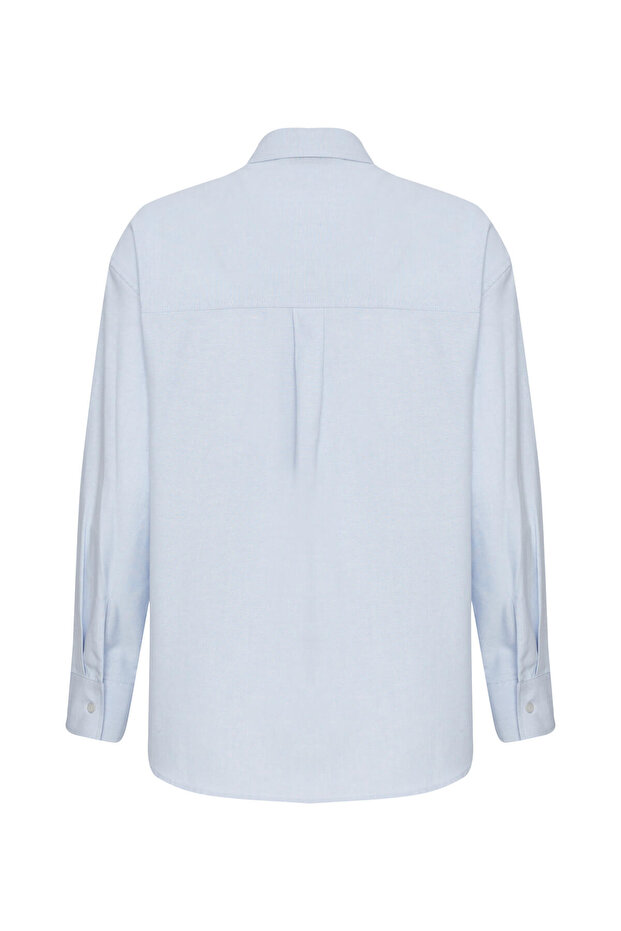 Mavi Oxford Basic Gömlek - 2