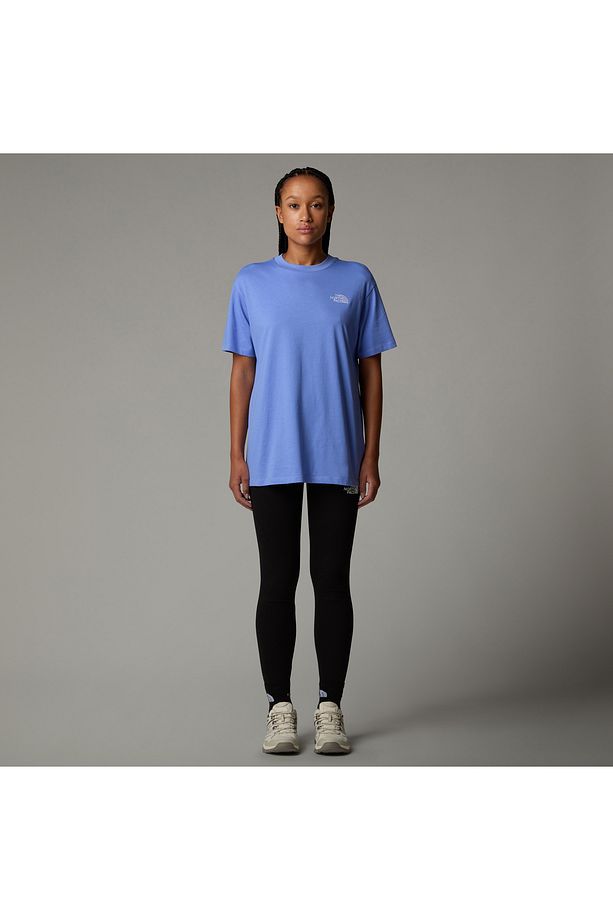 W Ss Essentıal Oversıze Tee Kadin Mavi Tshirt Nf0a87nq0yi1 - 2