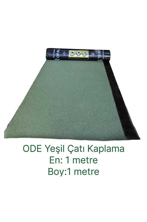 1 Metre Çatı Kaplama Su Yalıtım 4 Mm Yeşil Arduazlı Membran (1 METRE X 1 METRE) - 1