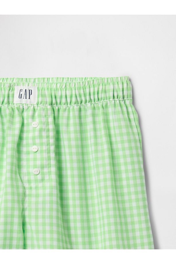 Kız Çocuk Yeşil Poplin Boxer Şort - 2