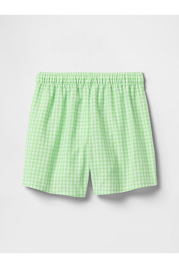 Kız Çocuk Yeşil Poplin Boxer Şort - 3