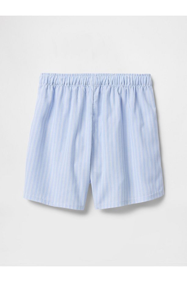 Kız Çocuk Mavi Poplin Boxer Şort - 3