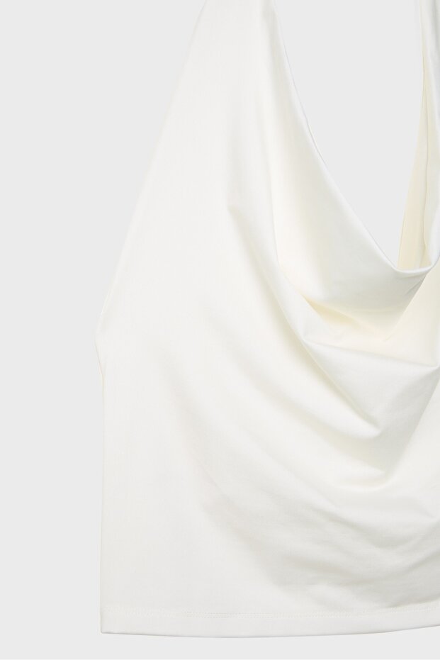 Degaje halter yaka top - 8