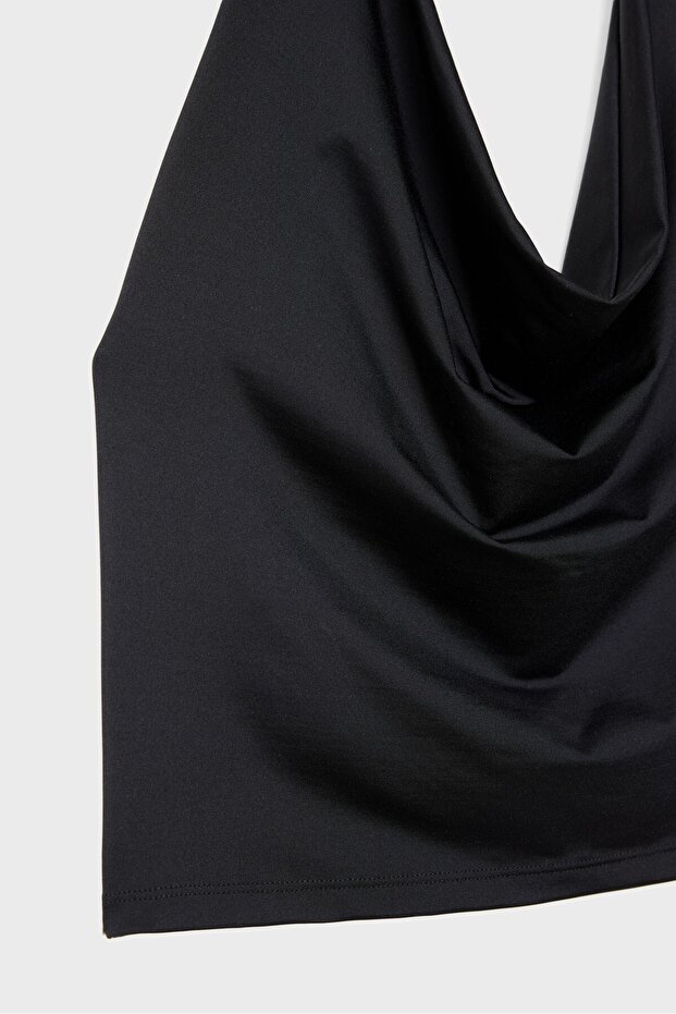 Degaje halter yaka top - 8