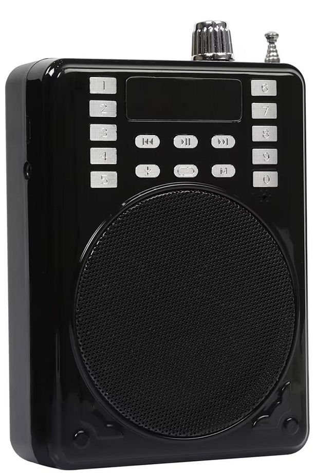 KTX 1601 Mikrofonlu Rehber Öğretmen Amfisi USB/TF/AUX FM Destekli Hoparlör - 2