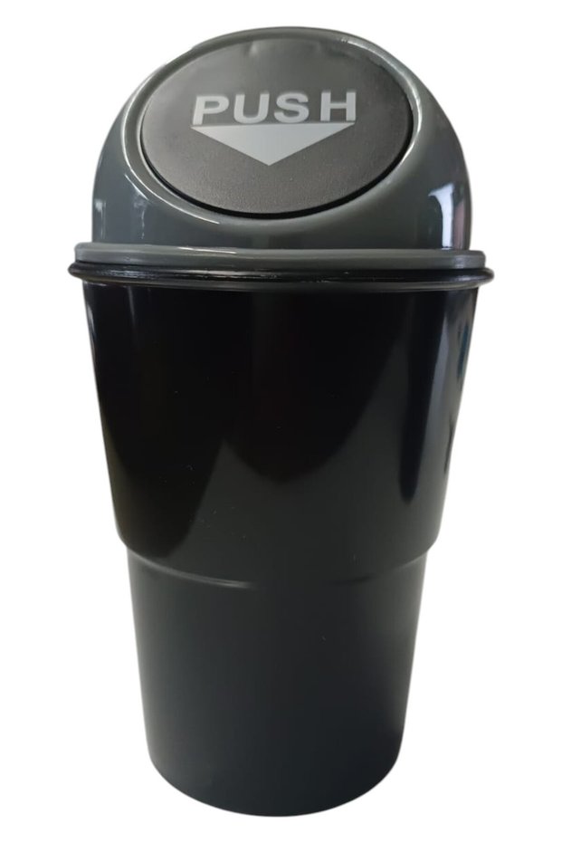 Car Interior Trash Can Gray