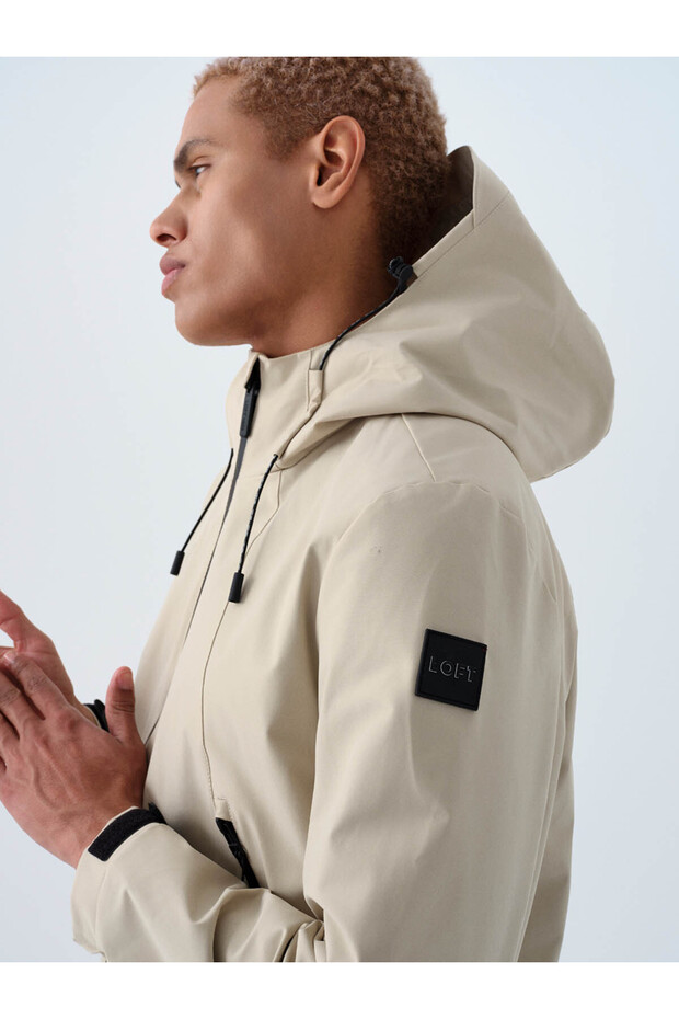 Regular Fit Taş Erkek Mont LF2038831 - 4