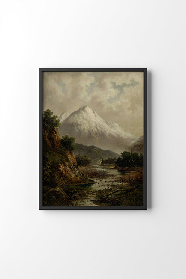 Waimakariri River - Black Frame
