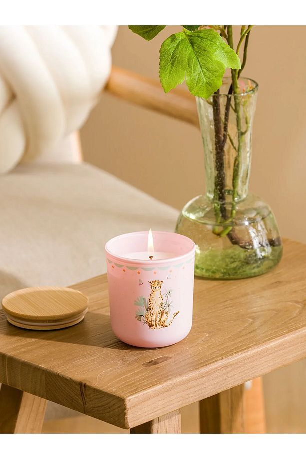 LCW HOME Karişik Ahşap Kapaklı Bardak Mum 190 gr - 1