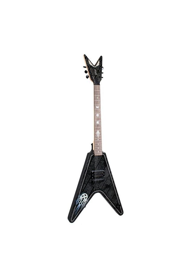 Dean Static X Vx Binary Gloss Flying V Elektro Gitar - 1