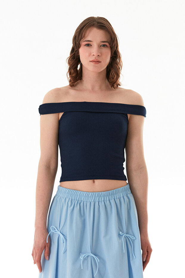 Basic Madonna Yaka Modal Bluz - 8