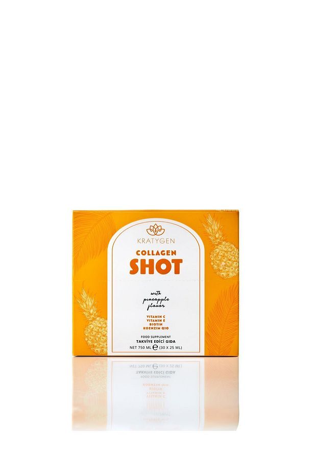 Ananas Aromalı Kolajen Shot 30x25ml Tip 1 Ve Tip 3 Hidrolize Sıvı Kolajen - 4