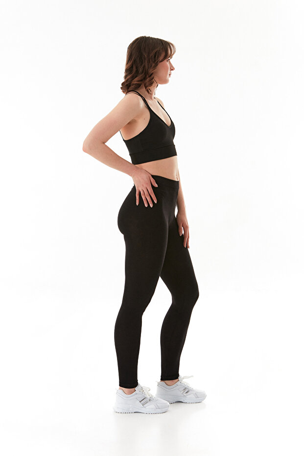 Basic İnce Askılı Kaplı Büstiyer - 6