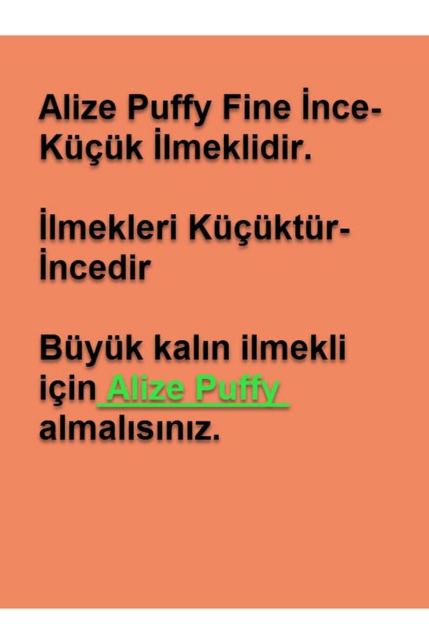 (5 ADET) Puffy Fine (İNCE) El Örgü Ipliği 5'li Paket - 599 Kemik 100 Gr. 14.5 Mt. Parmak Örgü Ipi - 2