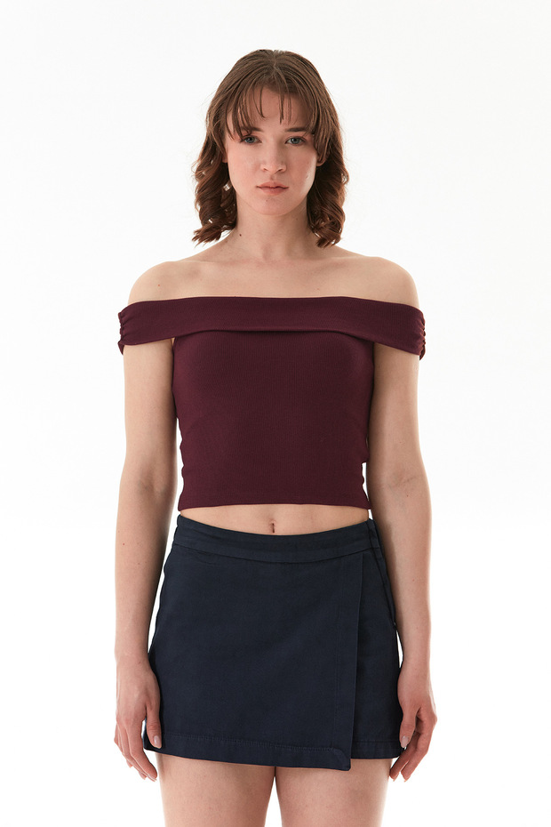 Basic Madonna Yaka Modal Bluz - 8