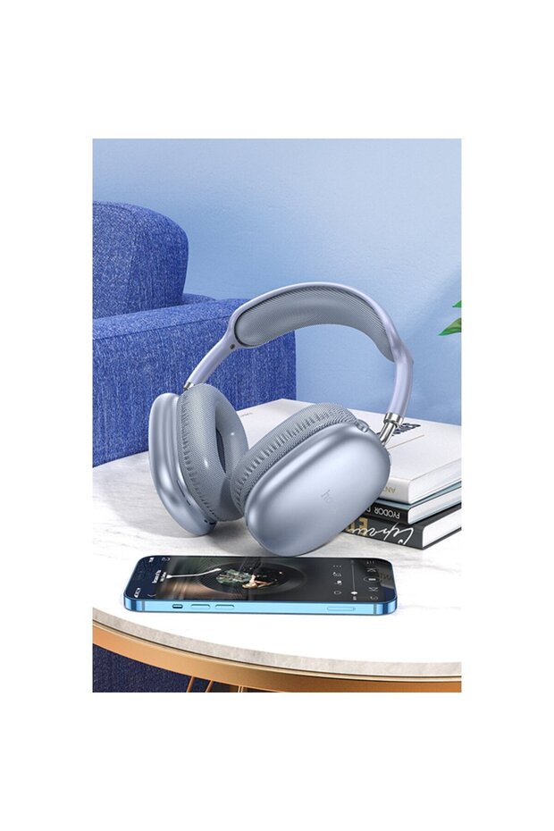 Hoco W35 Air Triumph Aux Destekli Bluetooth Kulak Üstü Ergonomik Kablosuz Kulaklık - 3