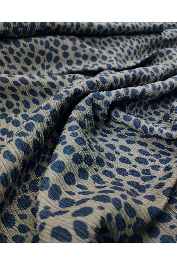 Khaki Black Patterned Jersey with Wraps (Width 150 cm X Length 230 cm)