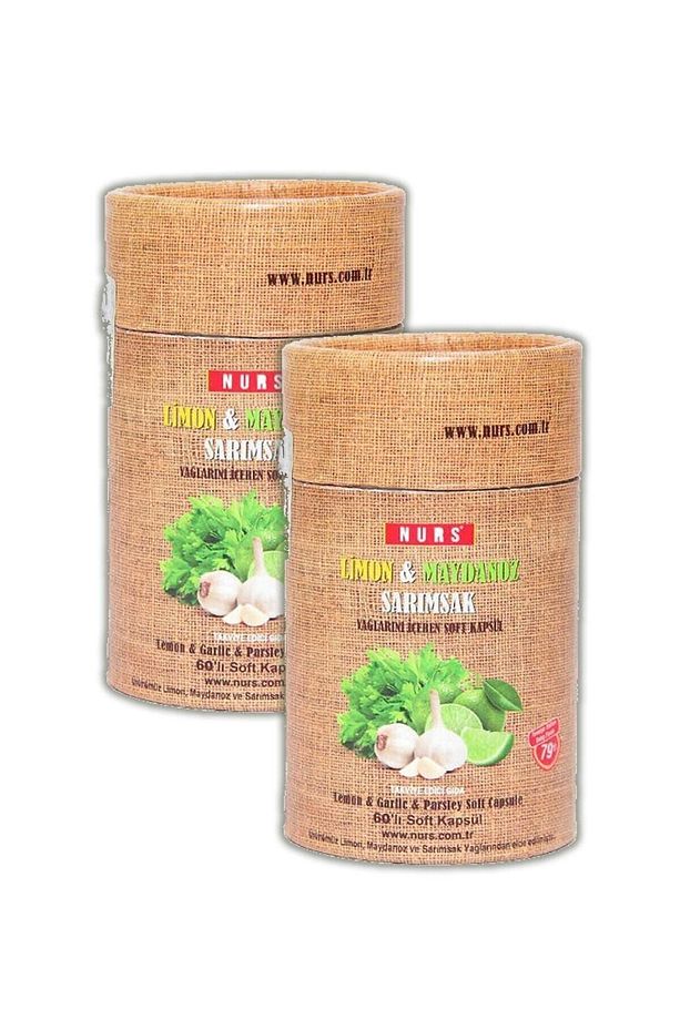 Nurs Lokman Hekim Nurs Limon Sarımsak Maydanoz Kürü 60 Softjel - 2 Adet - 1