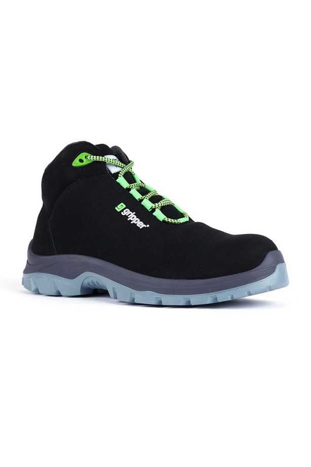 Gpr-154 S2 Siyah Microfiber Nubuk Kompozit Burunlu Bot - 1
