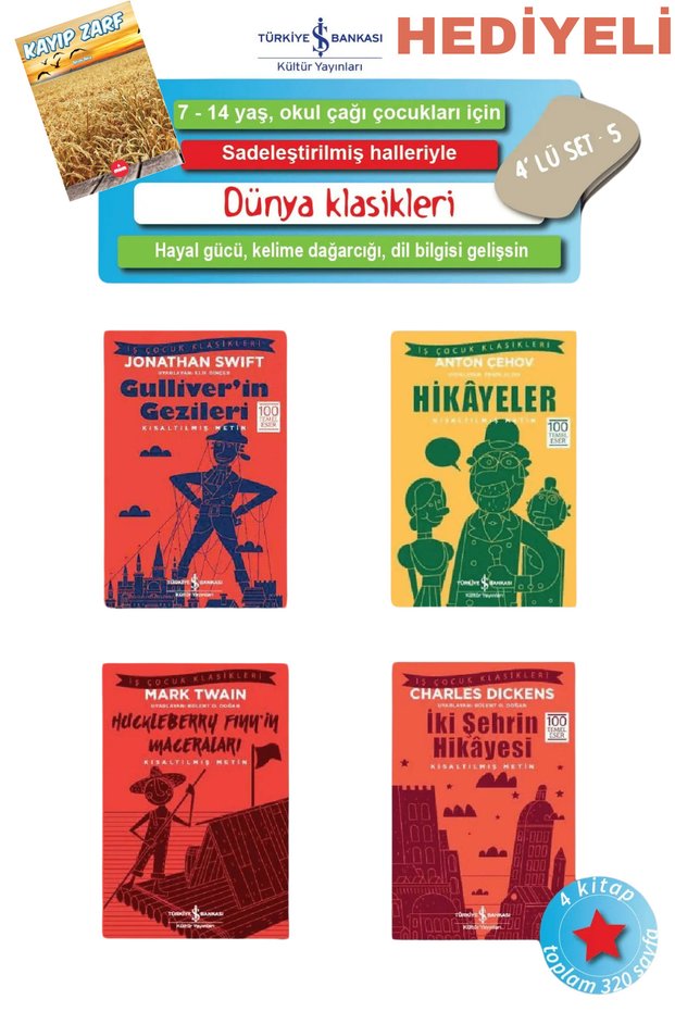 For School Children Aged 7-14, with Simplified Conditions Dünya Klasikleri Seti