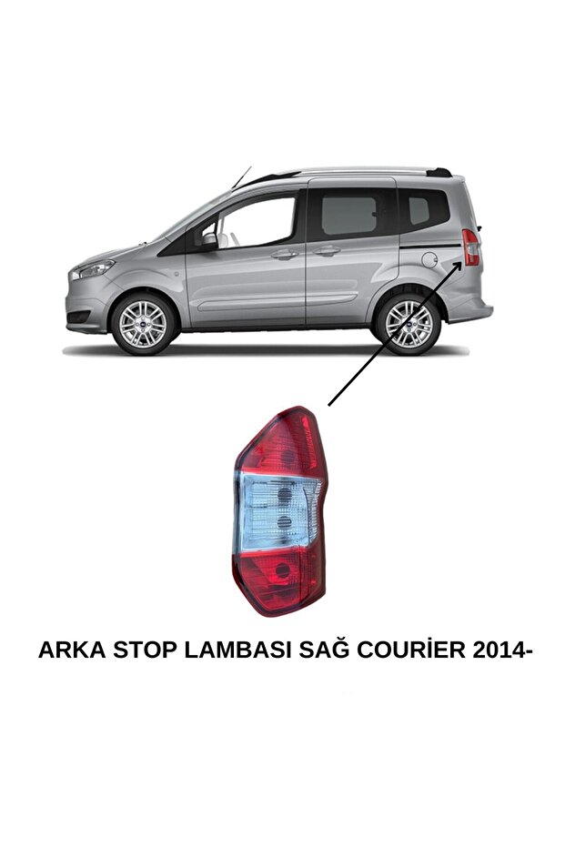 Arka Stop Lambası Sol Courier 2014- Uyumlu - 1